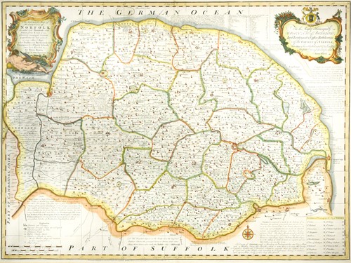 Lot 62 - Emanuel Bowen An Accurate Map of the County of...