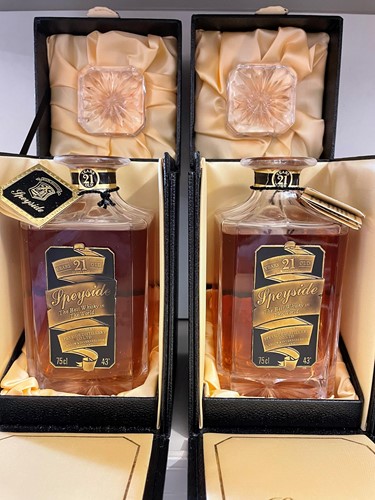 Lot 1255 - Speyside 21 year old blended Scotch whisky,...
