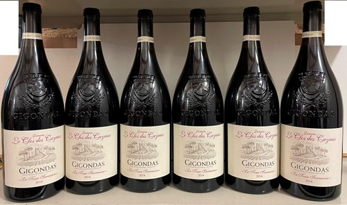 Lot 1021 - Gigondas, La Tour Sarrazine, Clos des Cazaux...