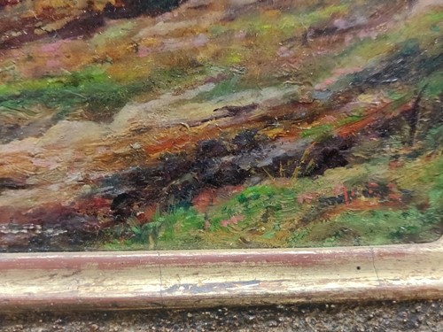 Lot 294 - A Japanese reverse glass painting, full length...