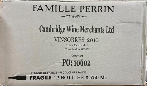 Lot 1181 - Famille Perrin, Les Vinsobres Cornuds, Rhone...