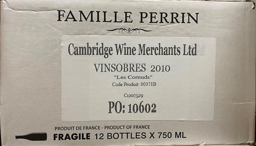 Lot 1182 - Famille Perrin, Les Vinsobres Cornuds, Rhone...
