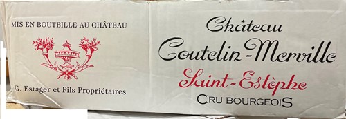 Lot 1186 - Chateau Coutelin Merville, Saint-Estephe 2009,...