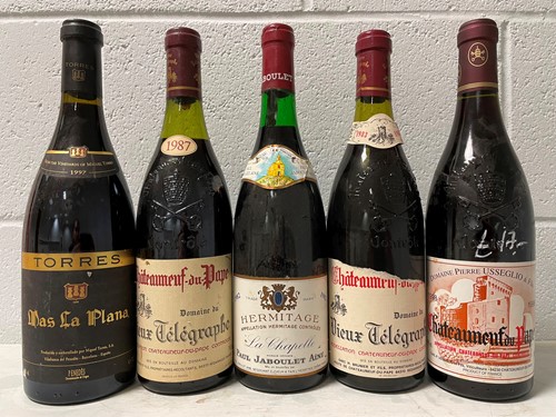 Lot 1134 - Rhone red wines. Hermitage La Chapelle, P....