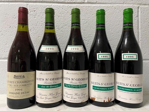 Lot 1135 - Mixed Burgundy. Bonnes Mares 1976, Domaine...