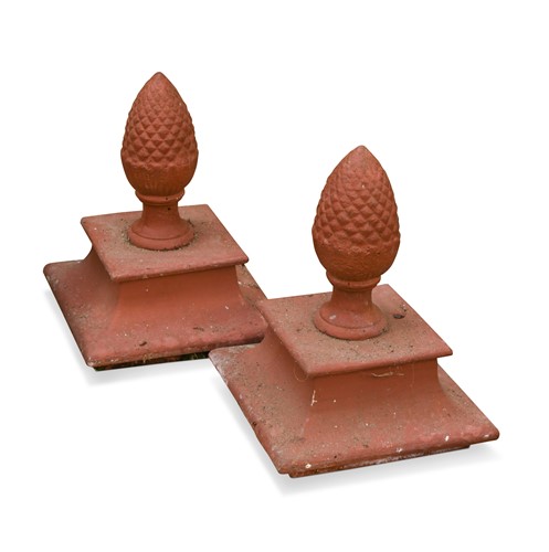 Lot 583 - A pair of cast iron gate finials, early 20th century