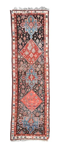 Lot 307 - A Karabagh runner rug, late 19th century