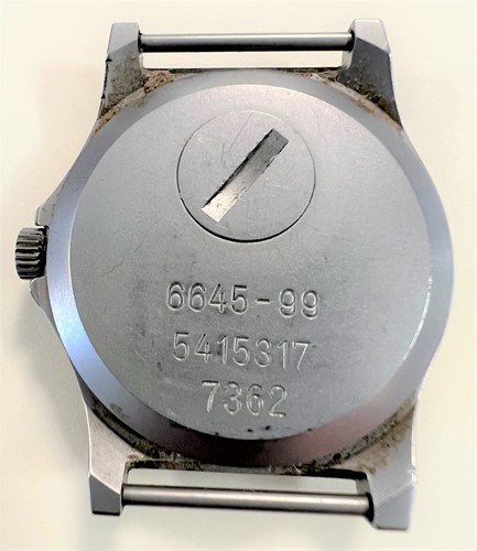 Lot 318 - Cabot Watch Company - A steel 'G10/Navigator' prototype military wristwatch