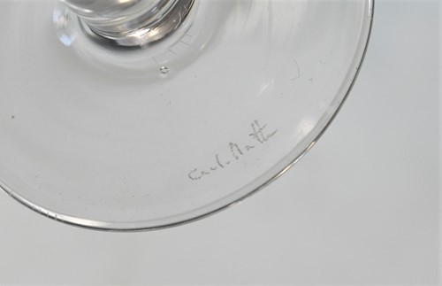 Lot 9 - A set of 16 Carlo Moretti Cartoccio drinking glasses