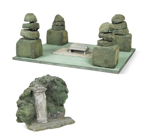 Lot 57 - Ivor Abrahams RA (1935-2015), two architectural garden models