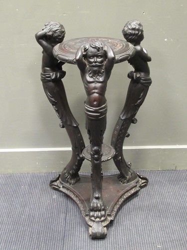 Lot 458 - A late 19th/ early 20th century carved wood...