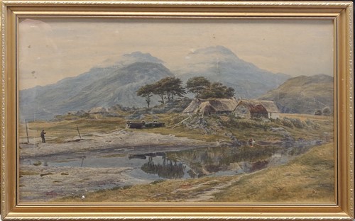 Lot 250 - Joseph Thors (1835-1920) cottage in the...
