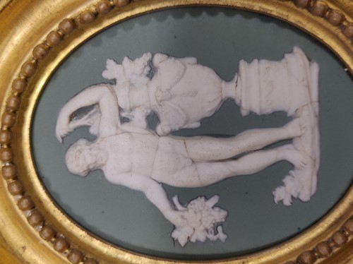 Lot 45 - A collection of Wedgwood jasperware plaques;...