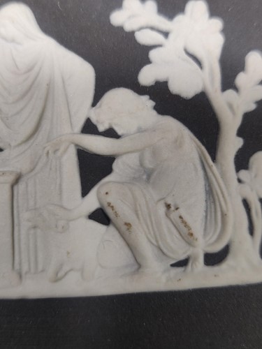 Lot 45 - A collection of Wedgwood jasperware plaques;...