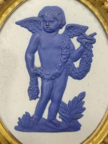Lot 45 - A collection of Wedgwood jasperware plaques;...