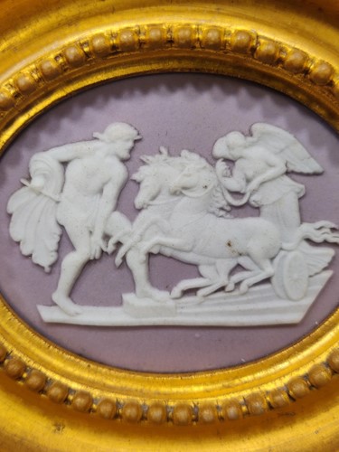 Lot 45 - A collection of Wedgwood jasperware plaques;...
