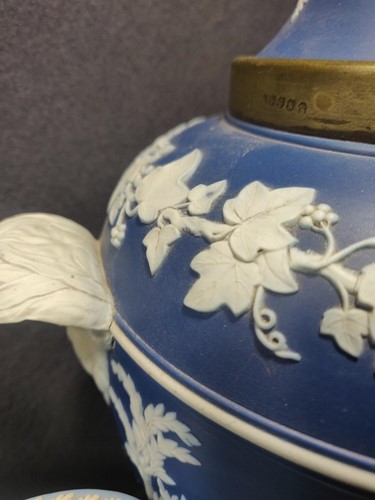 Lot 45 - A collection of Wedgwood jasperware plaques;...