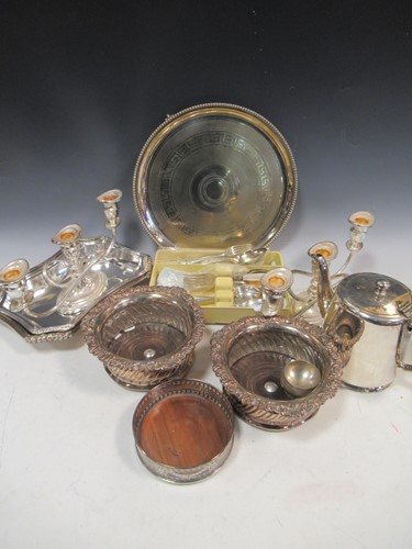 Lot 222 - A large quantity of silver plated ware to...
