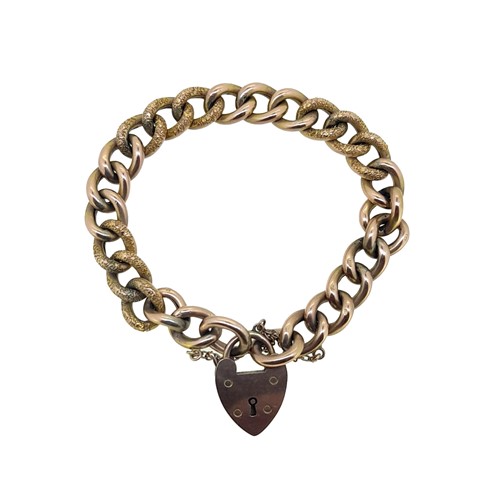 Lot 97 - A padlock bracelet