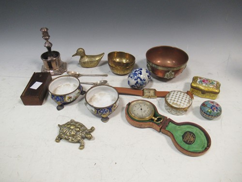 Lot 101 - A compensated pocket barometer in case, Roamer...