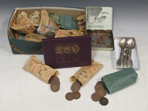 Lot 109 - Quantity of old coinage, mainly GB, Victoria...