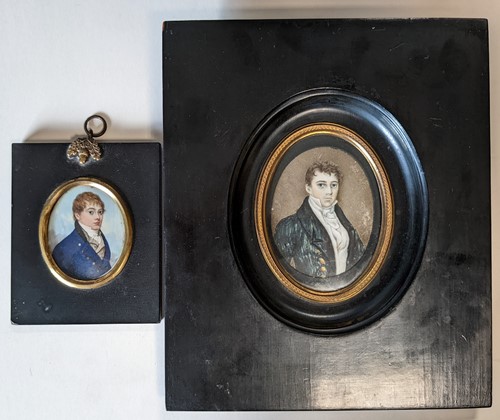 Lot 349 - English School (19th century) portrait...
