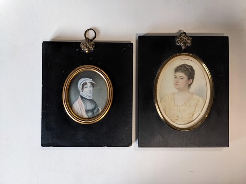 Lot 350 - English School (19th century) portrait...