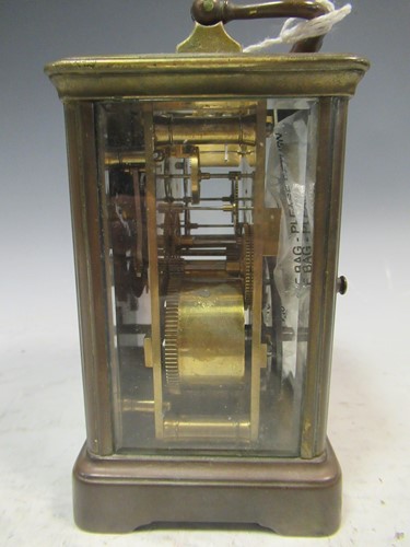 Lot 98 - A French carriage clock by Margaine, with gong...