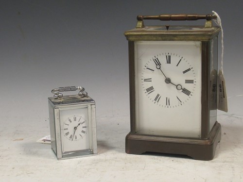Lot 98 - A French carriage clock by Margaine, with gong...