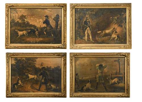 Lot 398 - A set of four sporting aquatints, 19th century