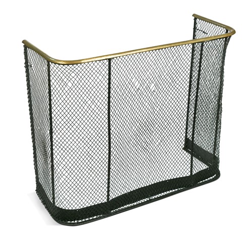 Lot 531 - A brass-topped nursery guard, early 19th century