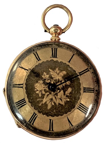 Lot 304 - Unsigned - An open faced pocket watch