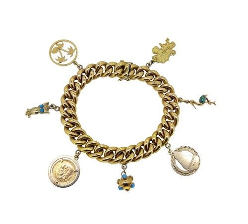 Lot 122 - A modern charm bracelet