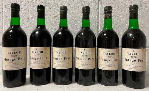 Lot 1196 - Taylor's Vintage Port 1970, 6 bottles