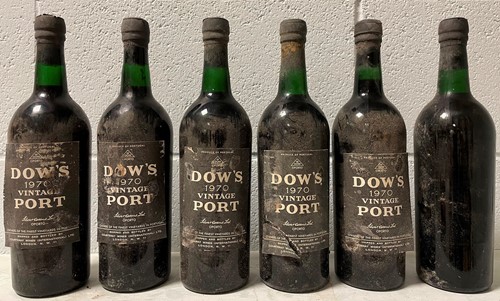 Lot 1197 - Dow's Vintage Port 1970, 6 bottles