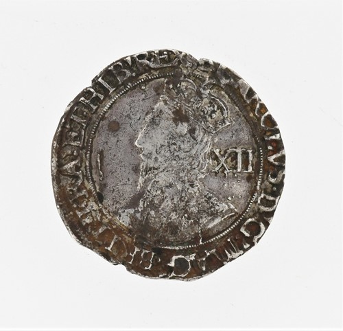 Lot 122 - Charles I, shilling, Briot’s hammered issue...