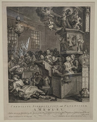 Lot 14 - William Hogarth Credulity, Superstition, and...