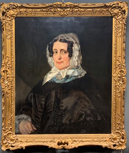 Lot 254 - English School, 19th century Portrait of a...