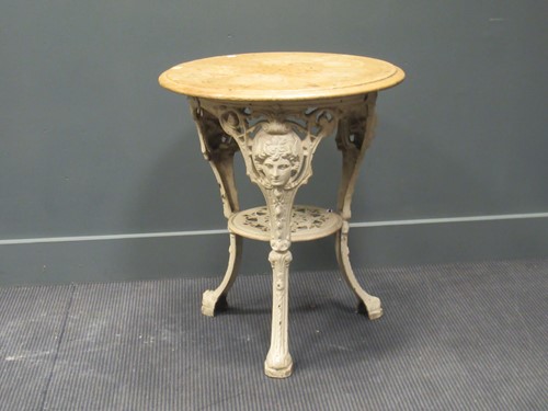 Lot 457 - A 20th century white painted cast iron...