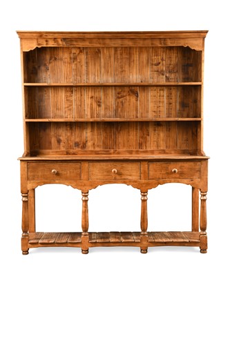 Lot 401 - A cherry wood dresser, 19th century