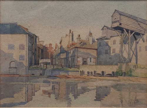 Lot 249 - English School 20th Century The Mill Pond,...