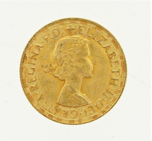 Lot 114 - Elizabeth II gold sovereign 1959