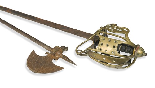 Lot 653 - A Victorian Scottish basket hilted sword