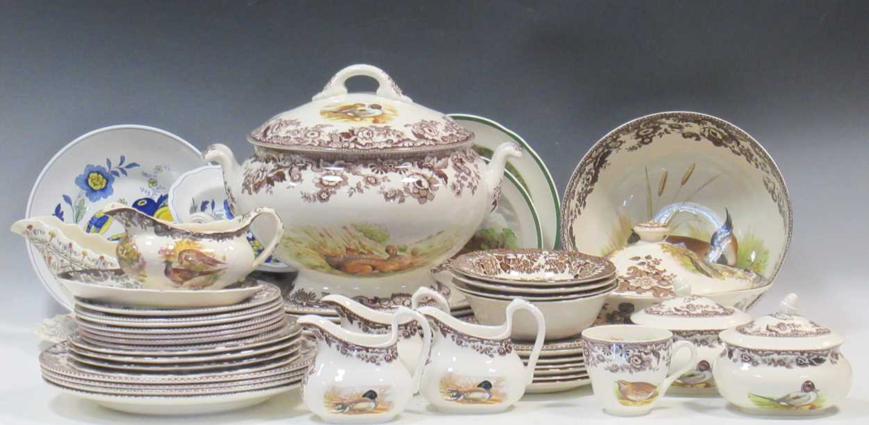 Lot 32 - Spode & Palissy Woodland china including a...