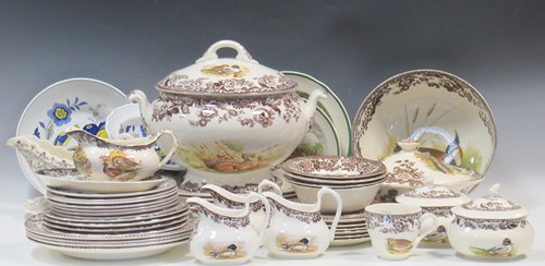 Lot 32 - Spode & Palissy Woodland china including a...