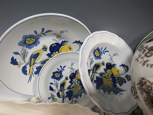 Lot 32 - Spode & Palissy Woodland china including a...