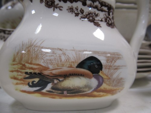 Lot 32 - Spode & Palissy Woodland china including a...