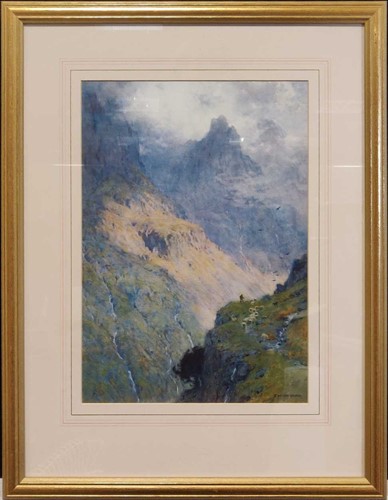 Lot 365 - A pair of 20th-century watercolours of...