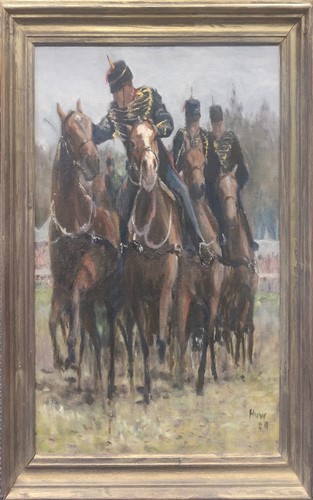 Lot 310 - Hugh Waters The Household Cavalry signed to...