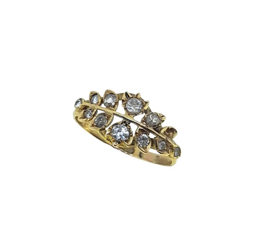 Lot 167 - A Victorian diamond ring